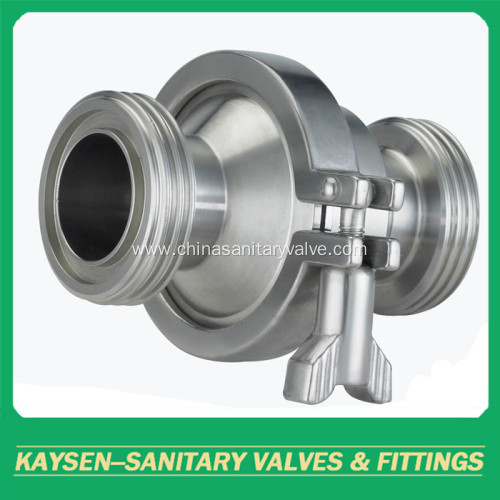 DIN Sanitary Hygienic Non-Return Valves Male Ends